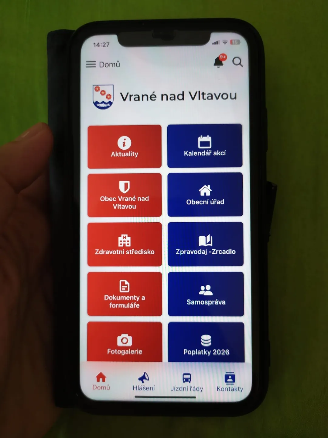 Mobilní aplikace Vrané nad Vltavou