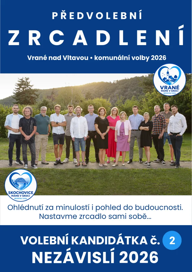 Obálka brožury Předvolební Zrcadlení – volební program Nezávislí 2026